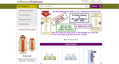 Desktop Screenshot of catholicliturgicals.com